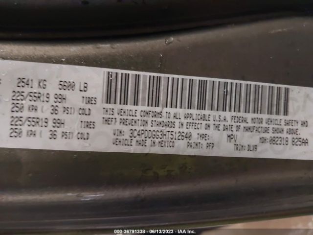 3C4PDDGG3HT512640 Dodge Journey Crossroad Plus