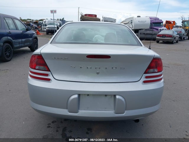 2006 DODGE STRATUS SDN SXT VIN: 1B3AL46T76N220690