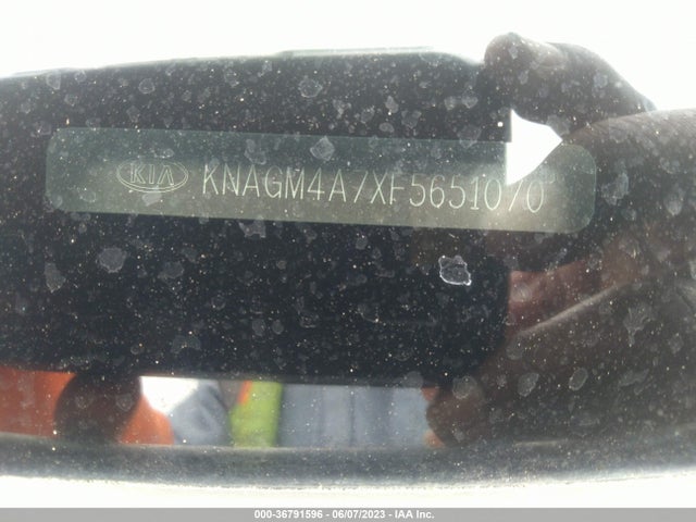 36791596 :رقم المزاد ، KNAGM4A7XF5651070 vin ، 2015 Kia Optima Lx مزاد بيع