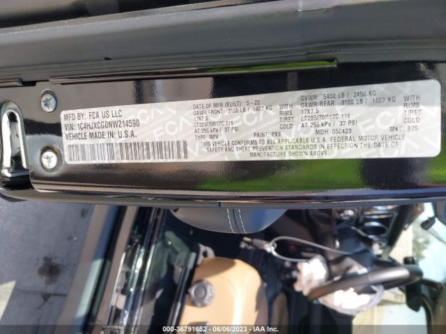 1C4HJXCG0NW214590 Jeep Wrangler Rubicon