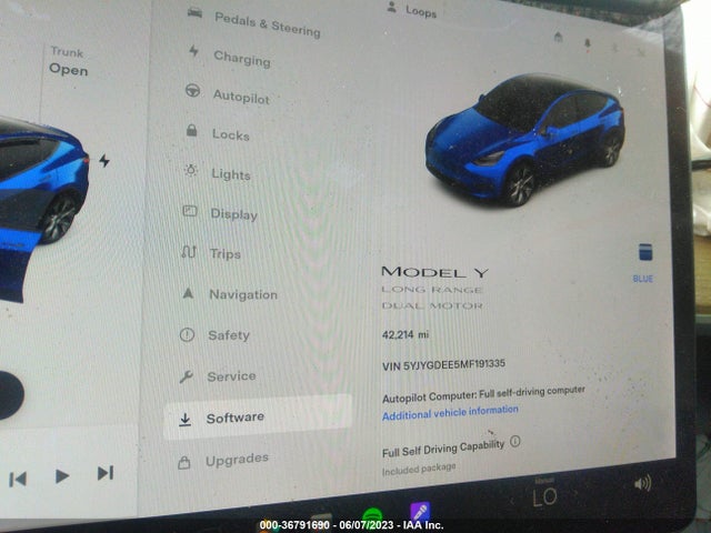 Tesla Model Y Long Range 2021 5YJYGDEE5MF191335 Image 9