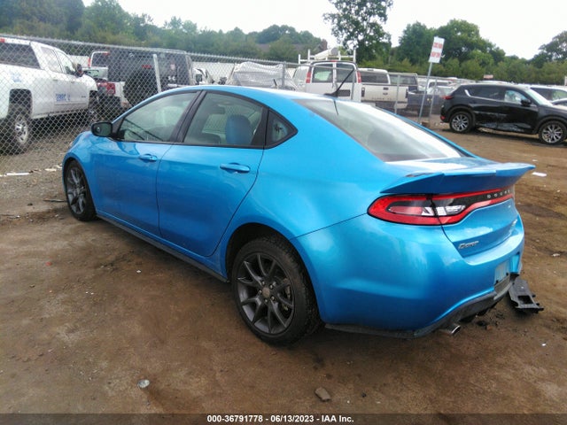 2016 DODGE DART TURDO VIN: 1C3CDFFH1GD819141