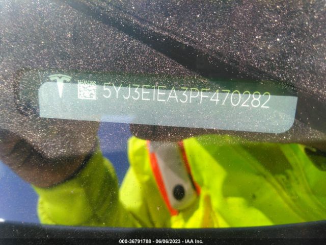 5YJ3E1EA3PF470282 Tesla MODEL 3