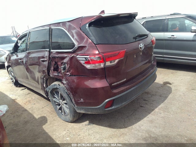 2017 TOYOTA HIGHLANDER XLE/SE VIN: 5TDKZRFH2HS194040