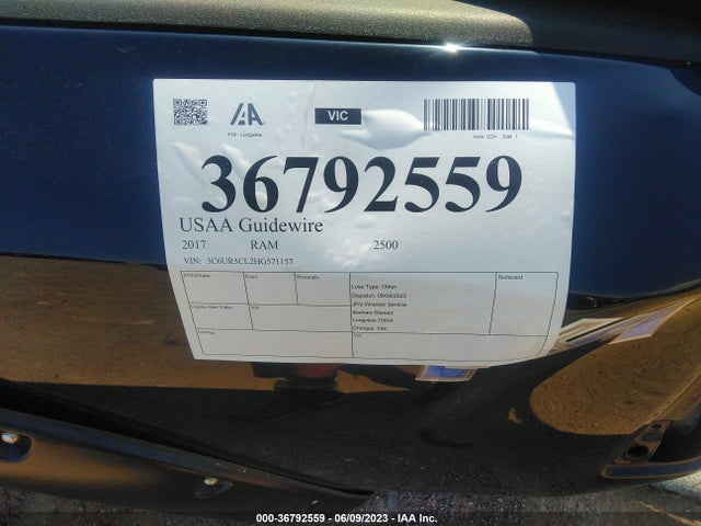 3C6UR5CL2HG571157 RAM 2500 Tradesman