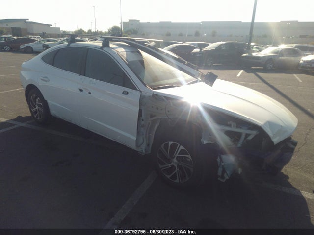 Hyundai Sonata Hybrid Blue 2021 KMHL24JJ4MA022116 головне зображення