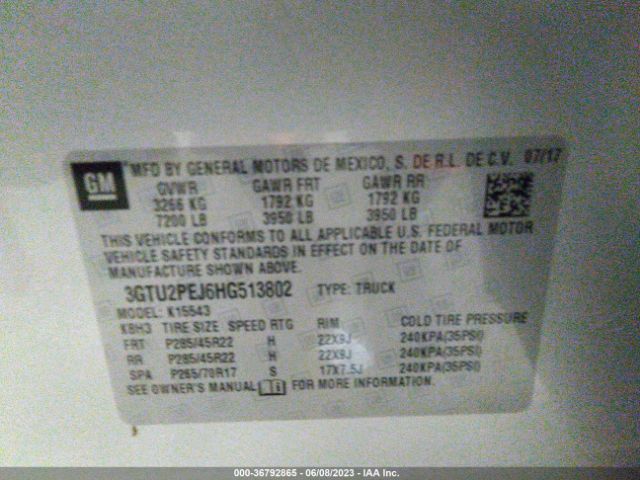 3GTU2PEJ6HG513802 GMC Sierra 1500 Denali