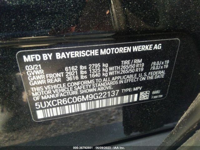 5UXCR6C06M9G22137 BMW X5 Xdrive40i