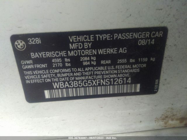 WBA3B5G5XFNS12614 BMW 3 Series 328i Xdrive