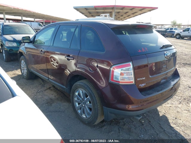 2009 FORD EDGE SEL VIN: 2FMDK38C29BA92957
