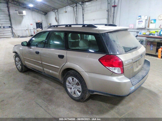 2008 SUBARU OUTBACK VIN: 4S4BP60C487300009