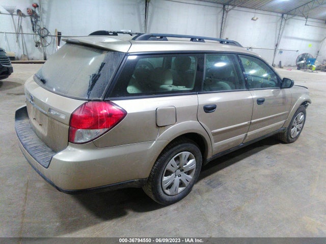 2008 SUBARU OUTBACK VIN: 4S4BP60C487300009