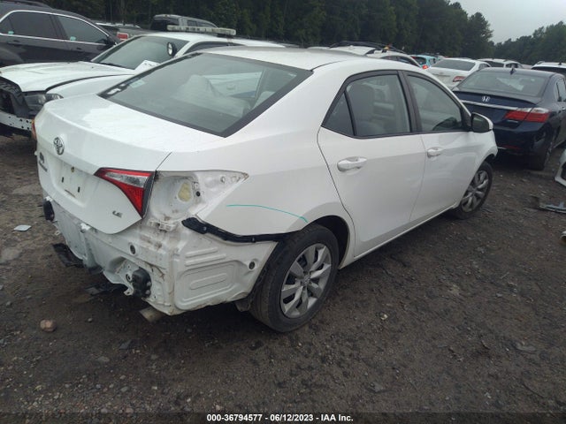 2015 TOYOTA COROLLA L/LE/S/S PLUS/LE PLUS VIN: 2T1BURHE5FC337070