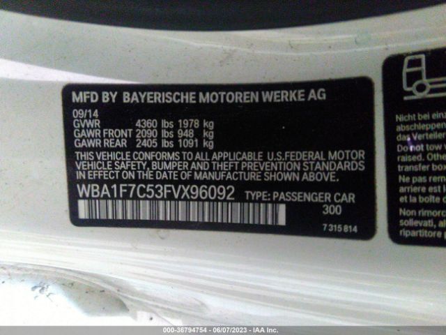 WBA1F7C53FVX96092 BMW 2 Series 228i Xdrive