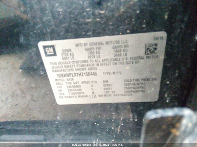 1GKKNPLS7HZ166446 GMC Acadia Denali