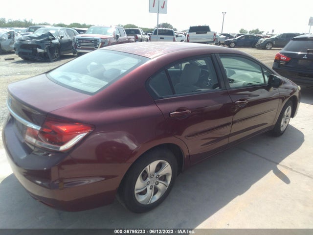 Honda Civic Sedan Lx 2014 2HGFB2F58EH532314 Image 13