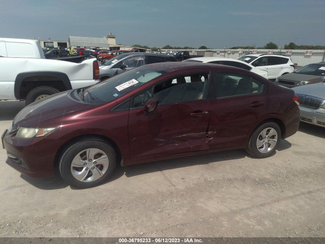 Honda Civic Sedan Lx 2014 2HGFB2F58EH532314 Image 14