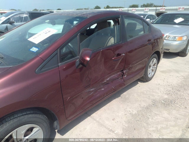 Honda Civic Sedan Lx 2014 2HGFB2F58EH532314 Image 6