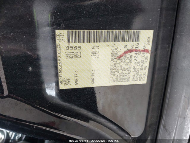 2014 NISSAN ALTIMA 2.5 S VIN: 1N4AL3AP3EN224016