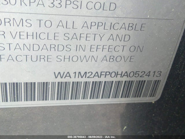 WA1M2AFP0HA052413 Audi Q5 Premium Plus