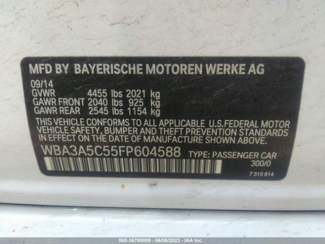 WBA3A5C55FP604588 BMW 3 Series 328i