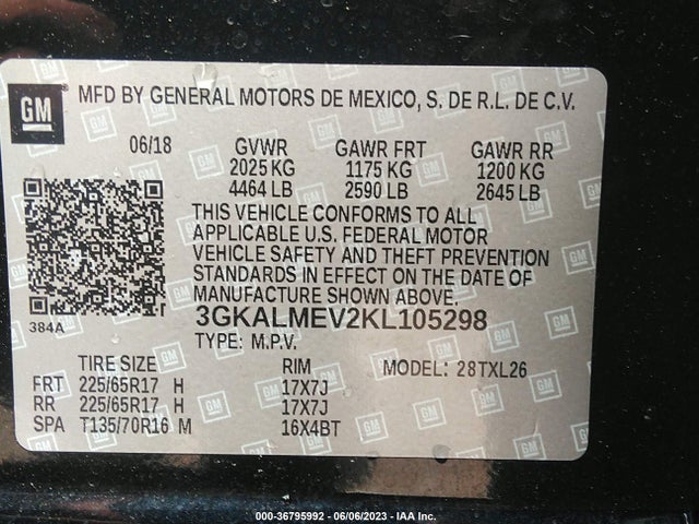 GMC Terrain Sle 2019 3GKALMEV2KL105298 Image 9