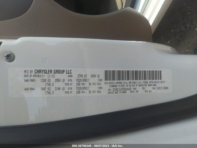 2C4RC1CG7ER234422 Chrysler Town & Country Touring-l