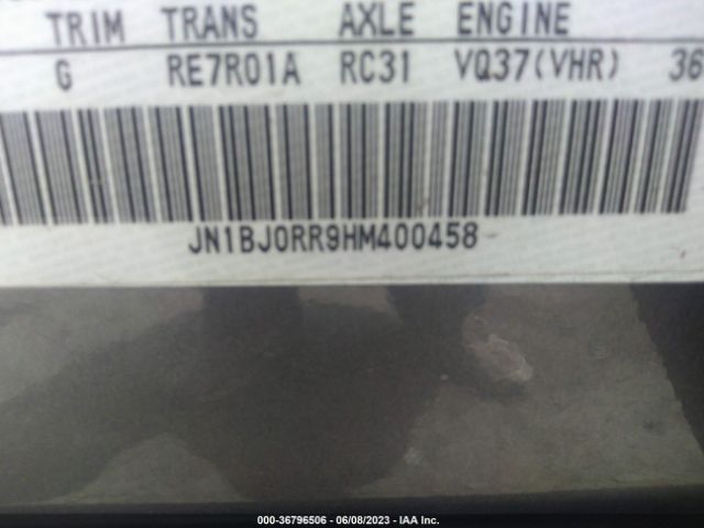 JN1BJ0RR9HM400458 Infiniti QX50