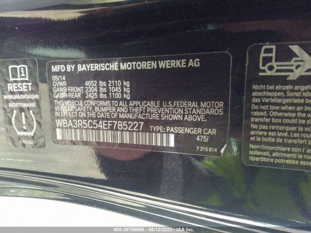 WBA3R5C54EF785227 BMW 4 Series 435i Xdrive