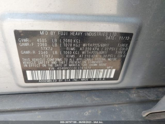 4S4BRCCC0E3261670 Subaru Outback 2.5i Premium