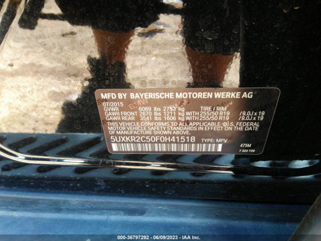 5UXKR2C50F0H41518 BMW X5 Sdrive35i
