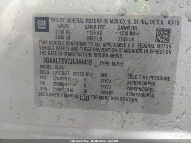 3GKALTEV7JL344418 GMC Terrain Sle