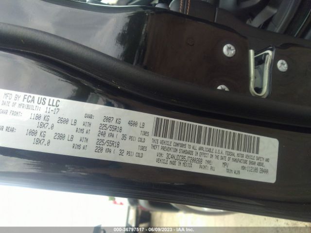 3C4NJDCB5JT200268 Jeep Compass Limited