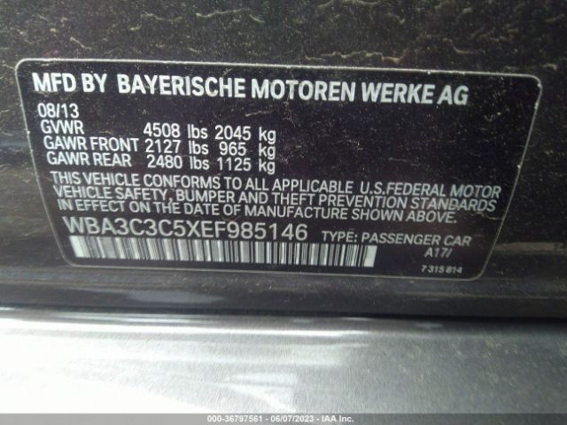 WBA3C3C5XEF985146 BMW 3 Series 320i Xdrive