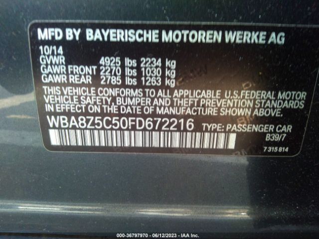 WBA8Z5C50FD672216 BMW 3 Series Gran Turismo 328i Xdrive