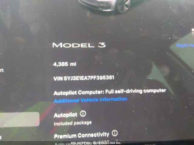 Tesla MODEL 3 2023 5YJ3E1EA7PF395361 Image 7
