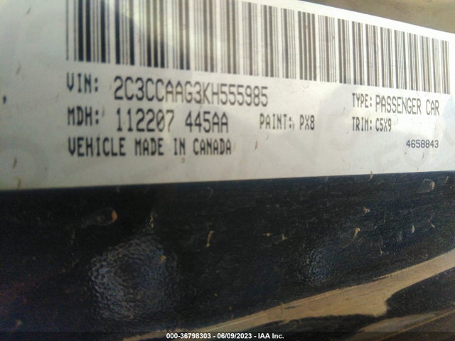 2C3CCAAG3KH555985 Chrysler 300 Touring