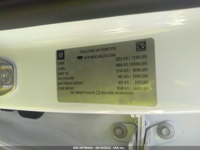 1GTU9FEL8KZ411044 GMC Sierra 1500 Denali