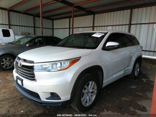 2016 TOYOTA HIGHLANDER LE VIN: 5TDZARFH4GS021835