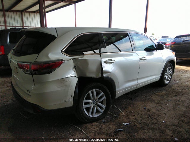 2016 TOYOTA HIGHLANDER LE VIN: 5TDZARFH4GS021835