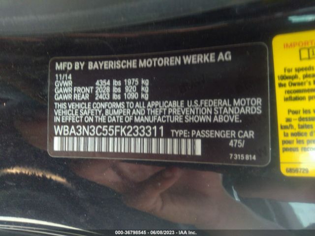 WBA3N3C55FK233311 BMW 4 Series 428i