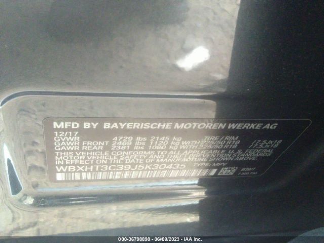 WBXHT3C39J5K30435 BMW X1 Xdrive28i