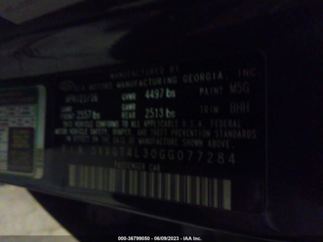 5XXGT4L30GG077284 KIA Optima Lx