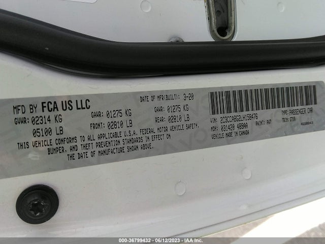 2C3CCABG2LH158476 Chrysler 300 300s