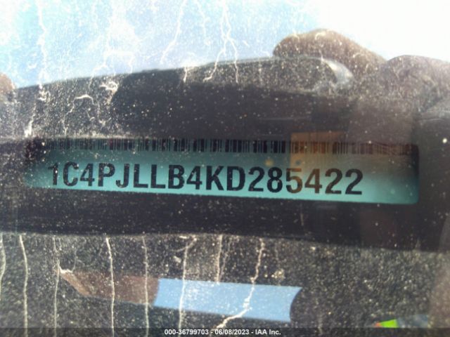 1C4PJLLB4KD285422 Jeep Cherokee Altitude
