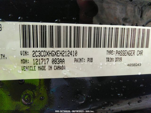 2C3CDXHGXEH212410 Dodge Charger Sxt