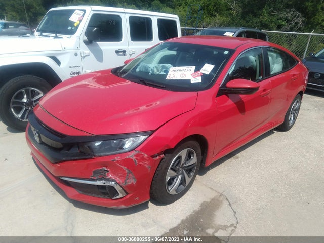 Honda Civic Sedan Lx 2021 2HGFC2F63MH527767 Image 2