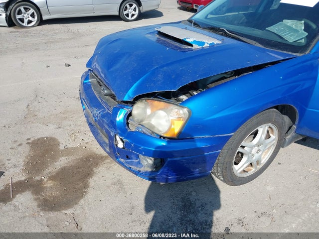 2004 SUBARU IMPREZA SEDAN WRX VIN: JF1GD29614G510589