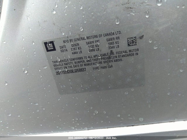 Chevrolet IMPALA 2LZ 2014 2G1155S30E9268837 Image 9