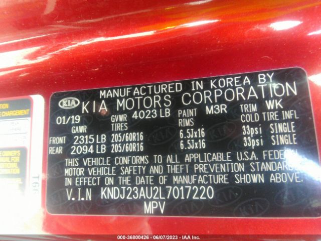 KNDJ23AU2L7017220 KIA SOUL S